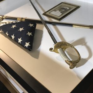 Navy Officer Sword custom framed by Apex Art Lab.